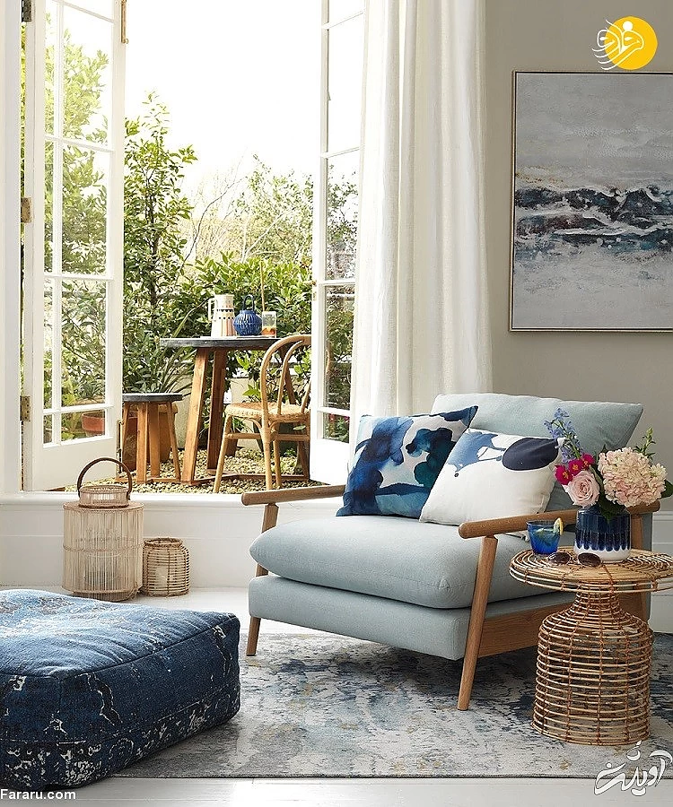 ایده هایی ساده برای چیدمان اتاق های پذیرایی کوچک